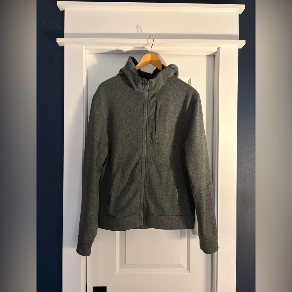 Lululemon City Sweat Thermo Fleece Full-Zip Hoodie | Grey | Men’s M